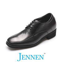 Mr. Saint-Saens Black 8.5cm | 3.4 inches Taller Black Elevator Shoes