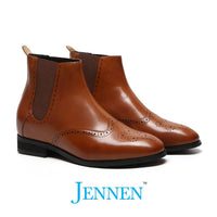 Mr. Shakespeare 7.5cm  | 3 Inches Height Boost | Stylish Chelsea Elevator Boots