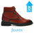 Mr. Sherwin 8cm | 3.2 Inches Dark Brown Elevator Boots | High-Rise Height Increasing Footwear for Men