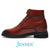 Mr. Sherwin 8cm | 3.2 Inches Dark Brown Elevator Boots | High-Rise Height Increasing Footwear for Men