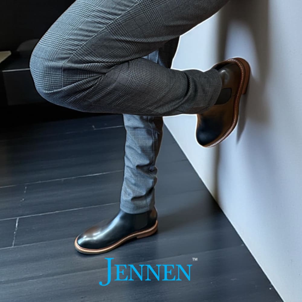 Tognetti Black 7cm Height Increasing Elevator Boots JENNEN