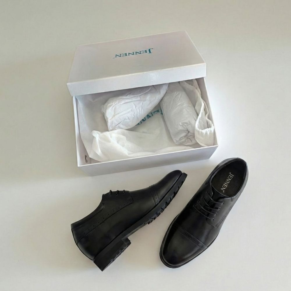 Mr. Varma Black 10cm | Executive Height-Boosting Formal Shoes (4")