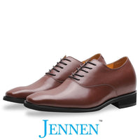 Mr. Webern Brown 7cm | 2.8 inches Taller Mens Oxford Shoes