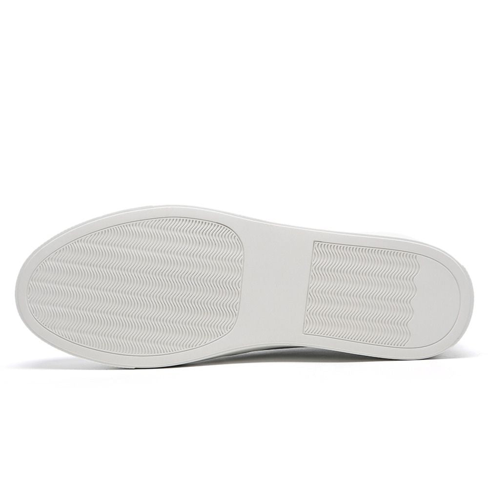 Mr. Nadal all-white leather sneakers designed for men seeking a discreet 6cm height boost, stylish casual wear, and long-lasting comfort.