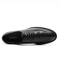 Instant 7cm tall elevator formal black shoes'