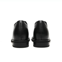 JENNEN Formal black shoes with 7cm hidden lifts