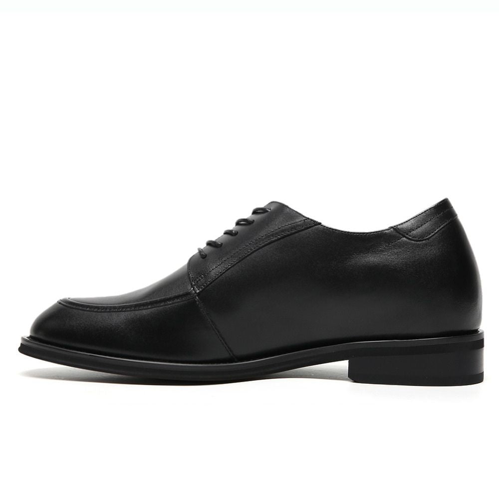 2.8 inches height boost black formal shoes