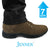 Mr. Nepal Brown 7cm | 2.8 inches Taller Desert Hiking Style Elevator Boots