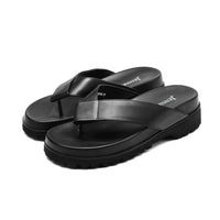 Height Boosting Men Black Slip Ons