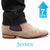 Mr. Norris Brown 7cm | 2.8 inches Taller Brown Elevator Chelsea Boots