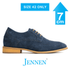 Mr. Hogan 7cm | 2.8 inches Urban Style Blue Suede Leather with Heels