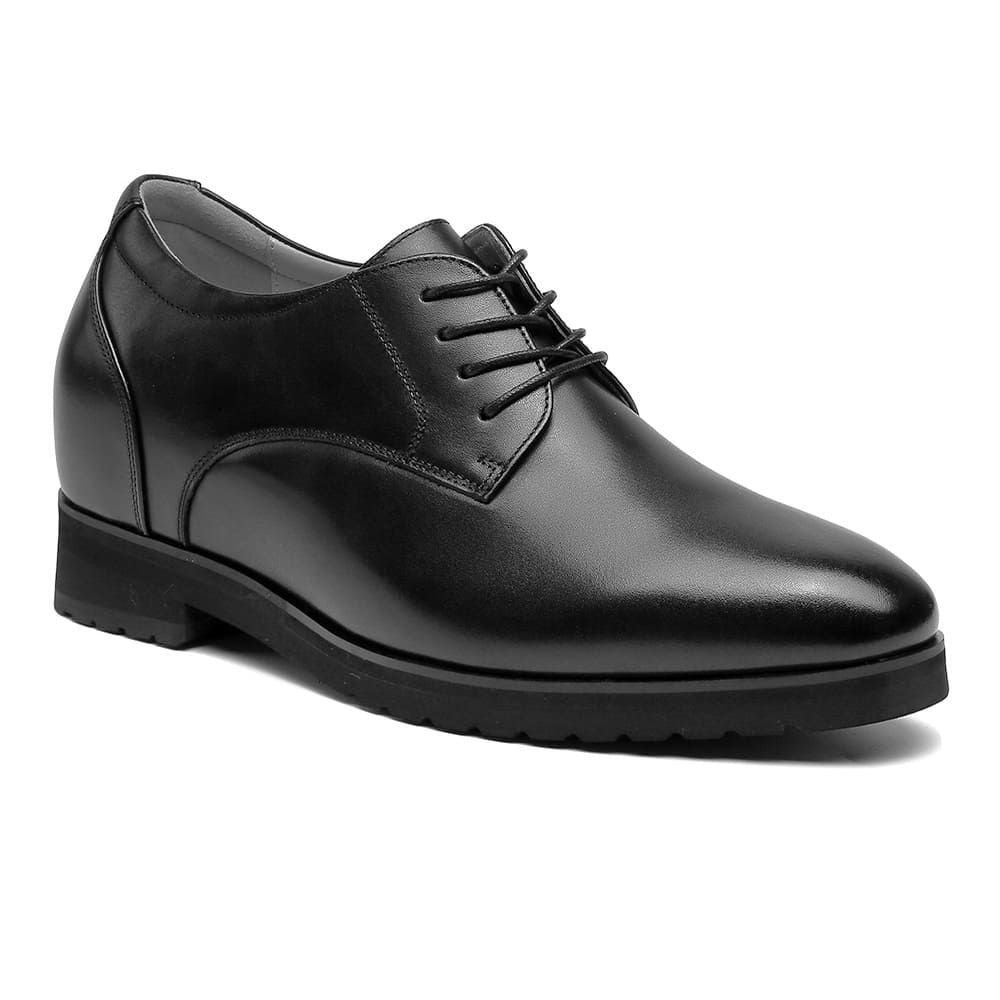 10cm Formal Wedding Black Shoes for Men