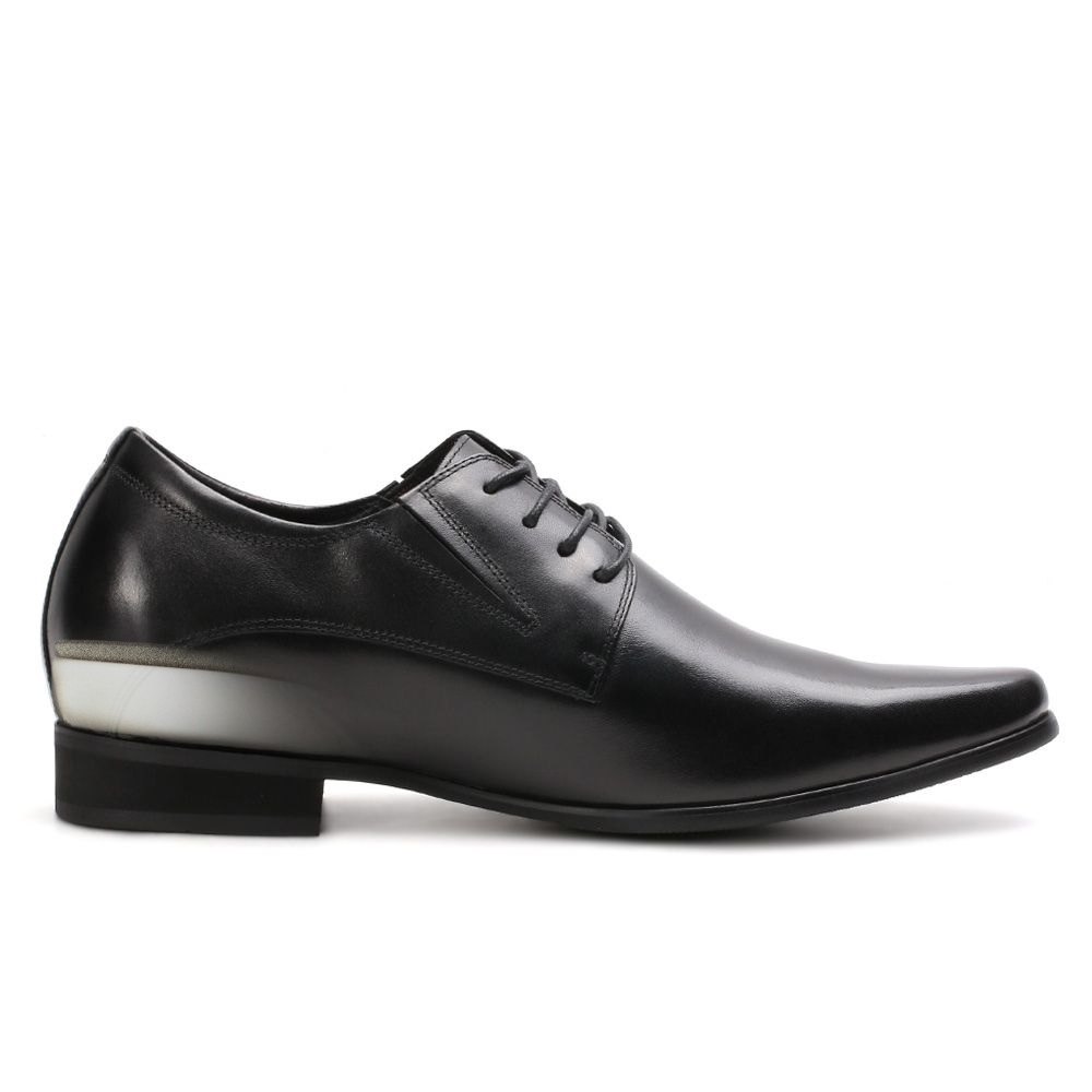 Mr. Parkinson Black 8cm | 3.2 inches Taller Wedding Shoes Men