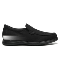 2 Inches Black Canvas Elevator Sneakers