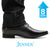 Mr. Parkinson Black 8cm | 3.2 inches Taller Wedding Shoes Men