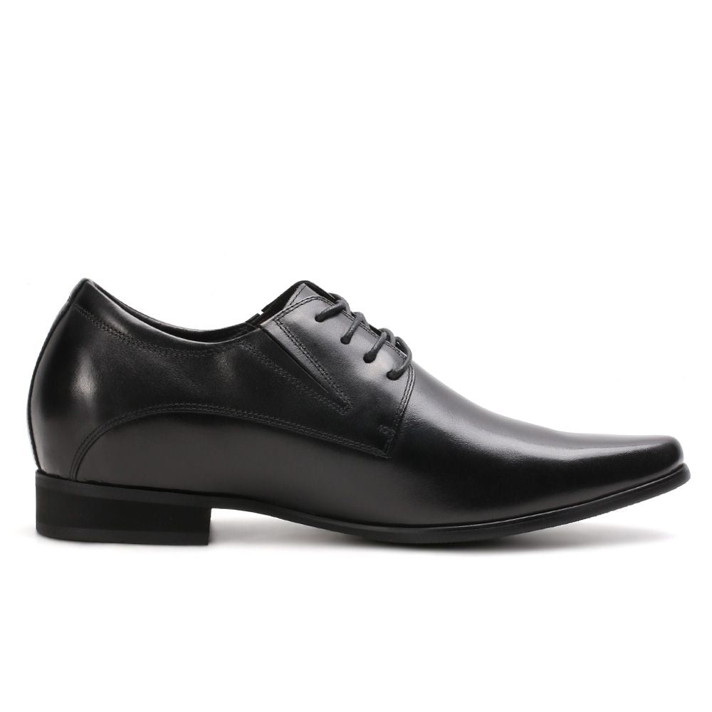 Mr. Parkinson Black 8cm | 3.2 inches Taller Wedding Shoes Men