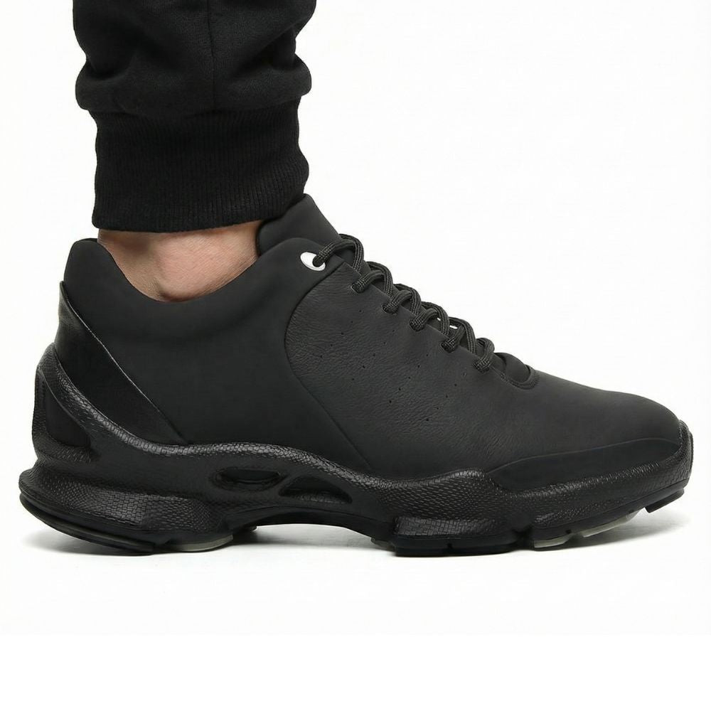 Mr. Paul Black 7cm | Premium Elevator Sneakers (2.8")