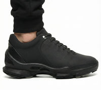 Mr. Paul Black 7cm | Premium Elevator Sneakers (2.8")