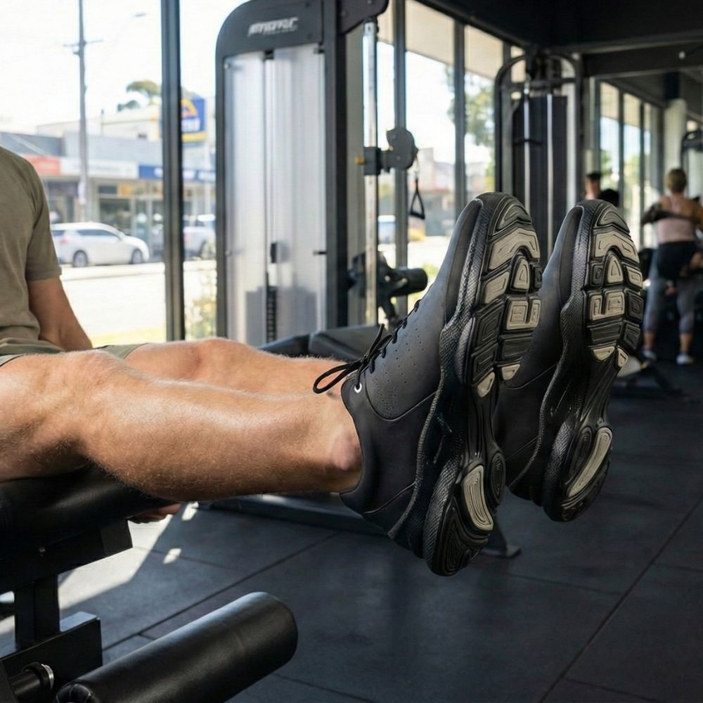 Mr. Paul Black 7cm | Premium Elevator Sneakers (2.8")