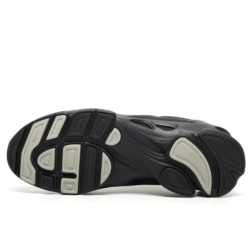 Mr. Paul Black 7cm | Premium Elevator Sneakers (2.8")