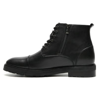 Hi top black elevator boots