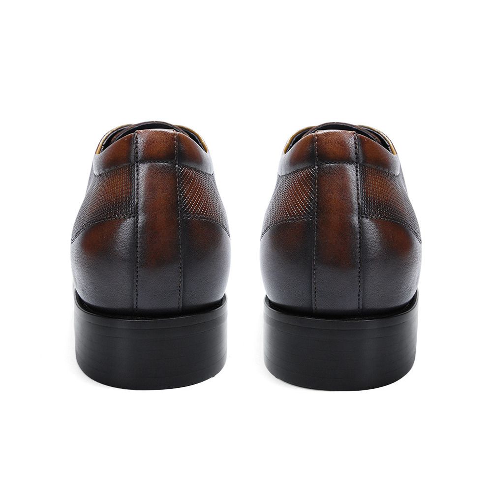Brown Wedding Shoes with Height boost