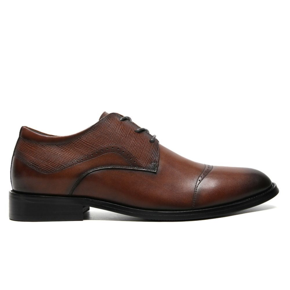 Mr. Picasso 6cm | 2.4 Inches Height Boost | Stylish Dark Brown Elevator Shoes