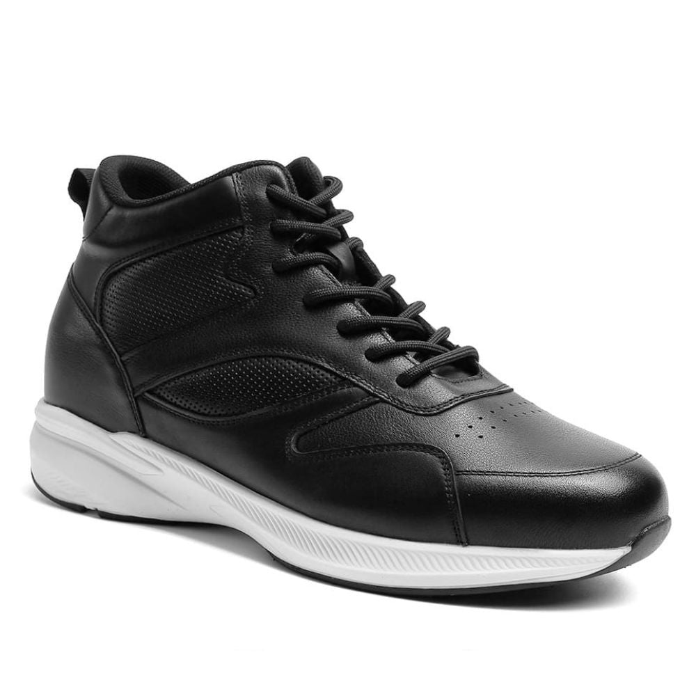 Instant 8cm Tall Black Sneakers