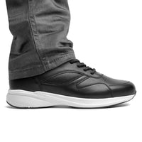 8cm Black Sneakers with hidden heels