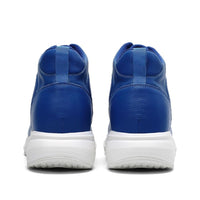 Hi top blue elevator sneakers