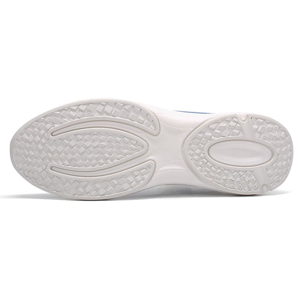 Blue Casual Everyday Sneakers with 3.2inches lifts