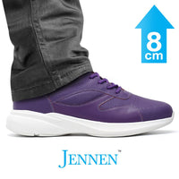 Mr. Pippen 8cm | 3.2 inches Vibrant Purple Sneakers with Hidden Height Boost