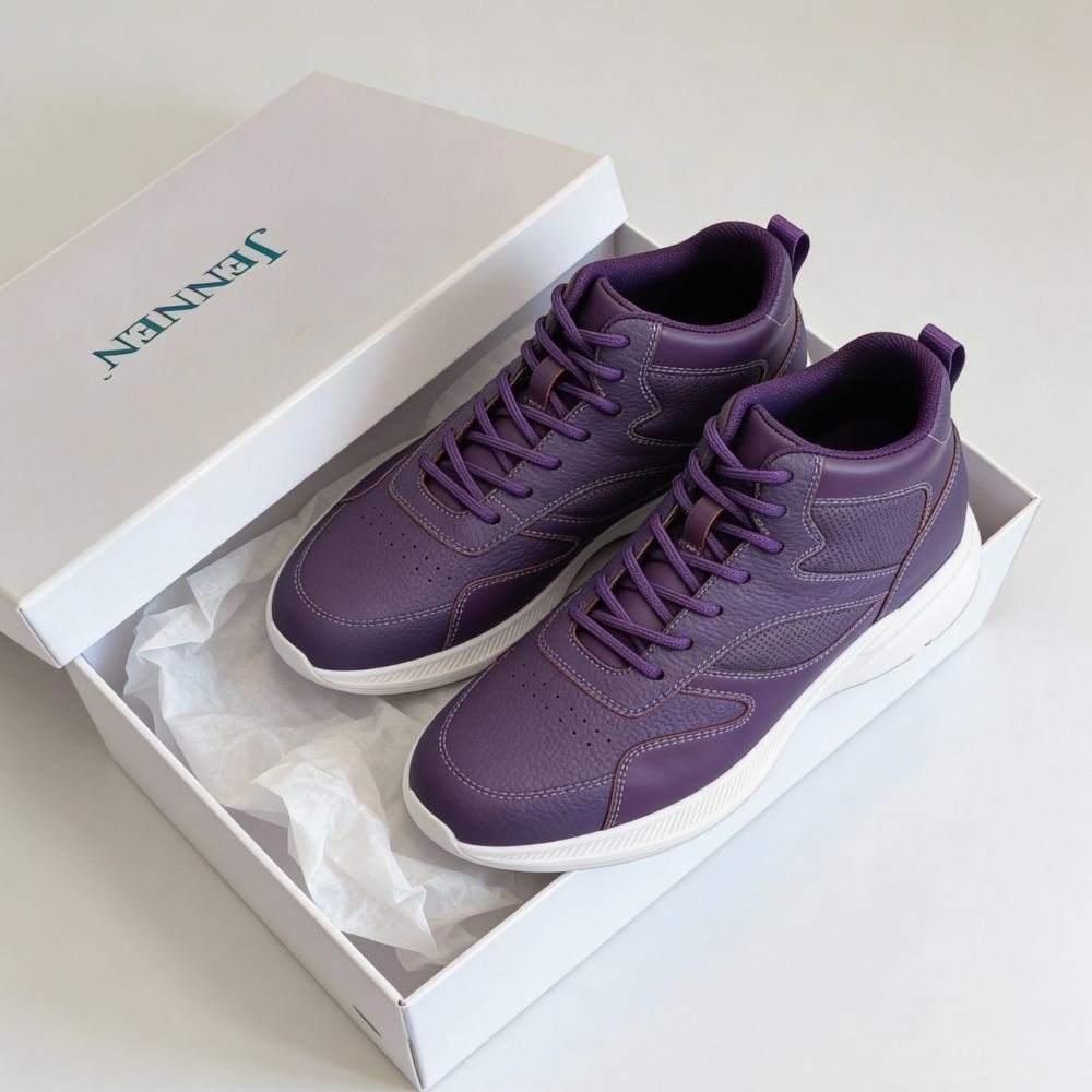 Mr. Pippen 8cm | 3.2 inches Vibrant Purple Sneakers with Hidden Height Boost