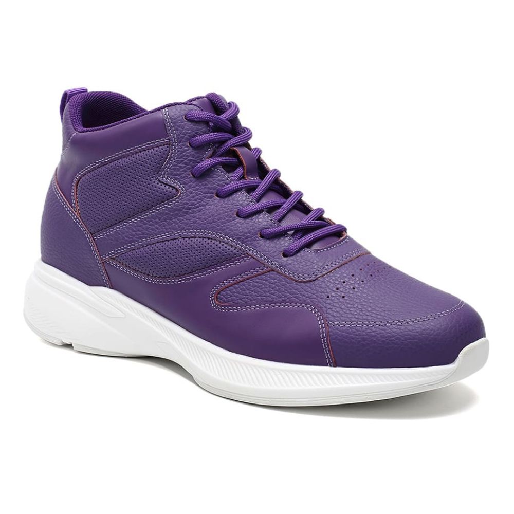 Melbourne designed purple elevator sneakers