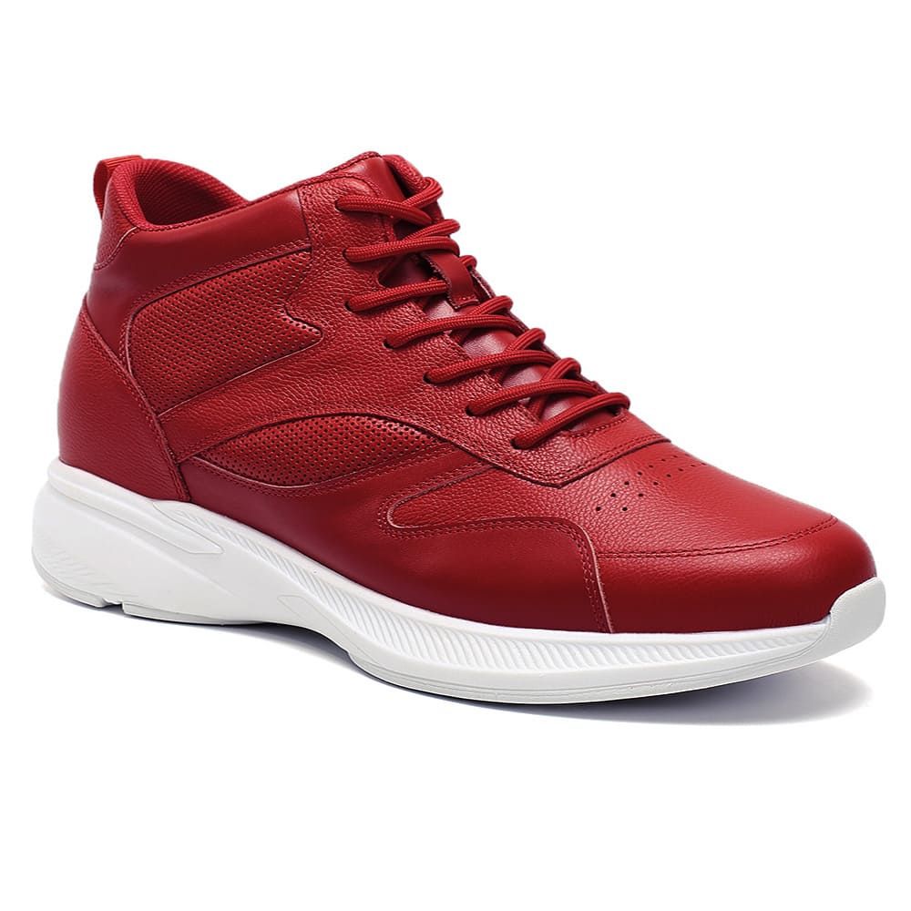 JENNEN Red Sneakers with hidden heels
