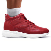 8cm Red Senakers with hidden heels