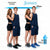 Mr. Pippen 8cm | 3.2 inches Cool Blue Leather Height Boost Sneakers