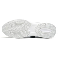 Leather Grey Height Boostng Sneakers for men