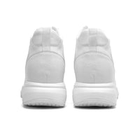 Classic white elevator sneakers for men