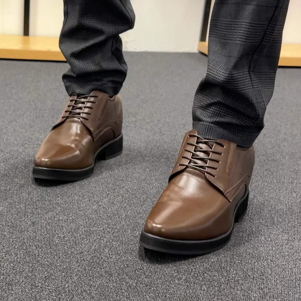 Mr. Rachmaninoff Brown 10cm | 4 inches Tallest Platform Shoes Men - JENNEN Shoes Mr. Rachmaninoff Brown 10cm | 4 inches Tallest Platform Shoes Men - JENNEN Shoes