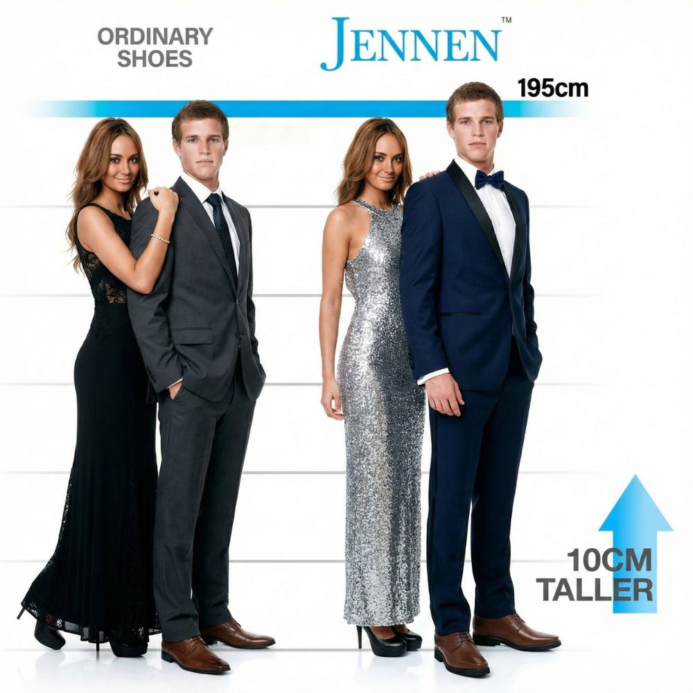 Mr. Rachmaninoff Brown 10cm | 4 inches Tallest Platform Shoes Men