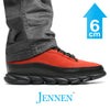 Mr. Bet-David 6cm | 2.4 inches Standout Red Casual Outings Tall Sneakers