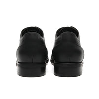 Vegan height increasing formal black shoes