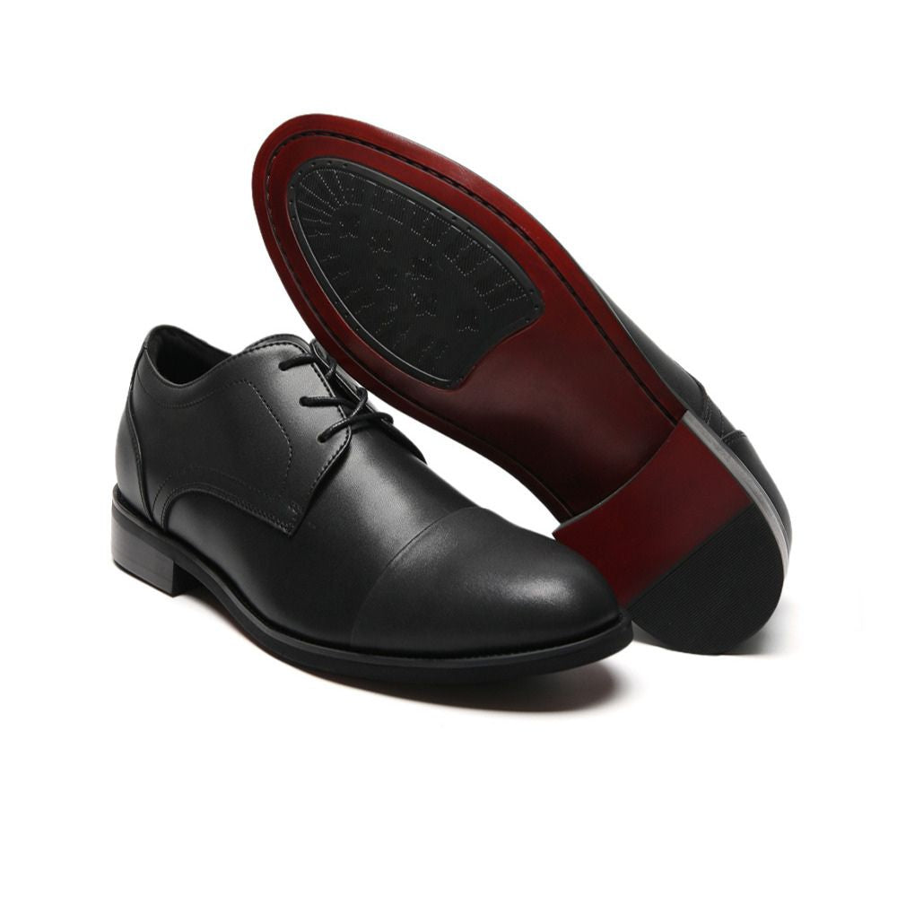 Instant 6cm tall Comfortable Black Vegan Formal shoes
