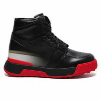Mr. Alex Black 10cm | Premium Leather Elevator Sneakers (4")