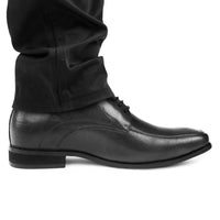 8.5cm Black Dress Men Shoes with Hidden Heels