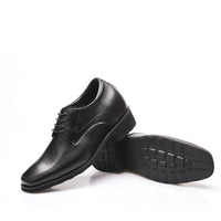 Black Dress Men Shoes with Invisble Lifts