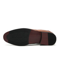 7.5cm Chelsea Brown Boots for Men