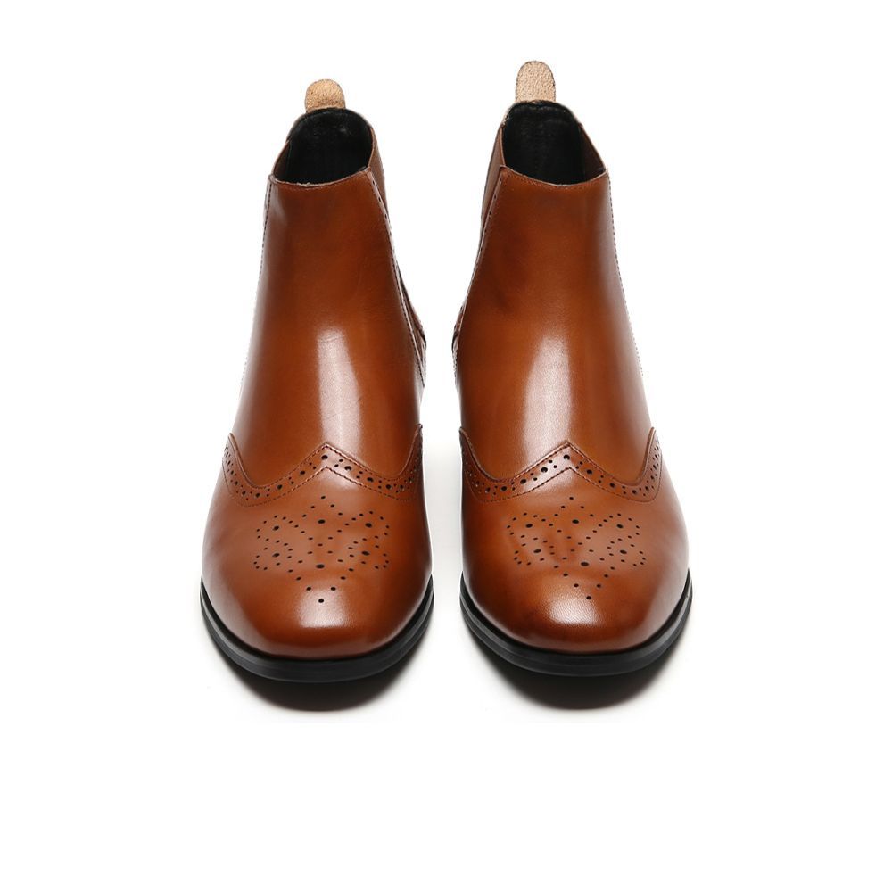 Height increasing Elevator Brown boots