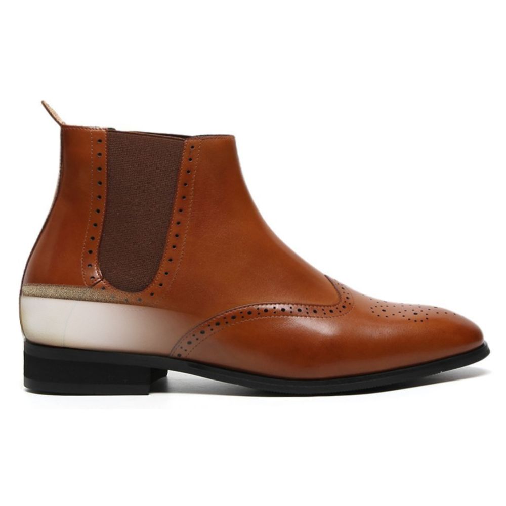 Mr. Shakespeare 7.5cm  | 3 Inches Height Boost | Stylish Chelsea Elevator Boots
